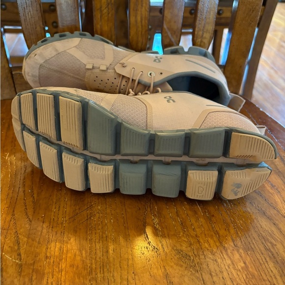 On Running Cloud Women’s Waterproof Shoes – Size 9– Blush Pink & Gray - Picture 10 of 11